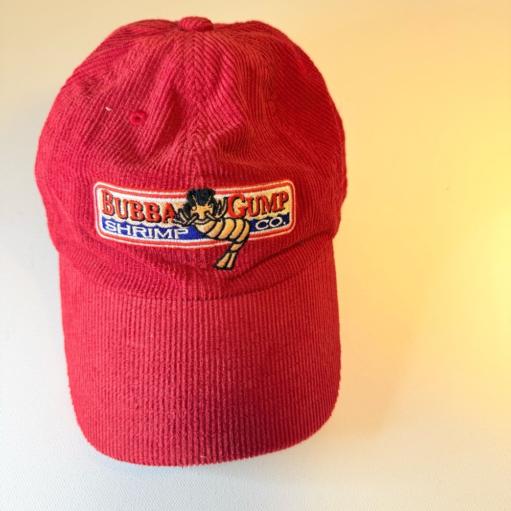 Mitchell & Ness x Bubba Gump Shrimp Co. Red Corduroy Hat - Rare